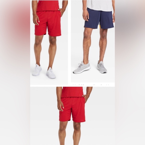 🆕 All in Motion 2 Basketball/Mesh Shorts NWT - Picture 1 of 6